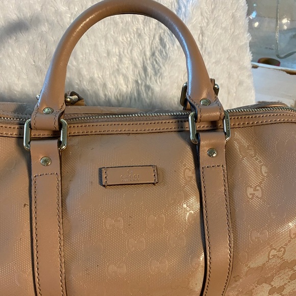 Beautiful rare Tan Boston Gucci Bag - Picture 4 of 9